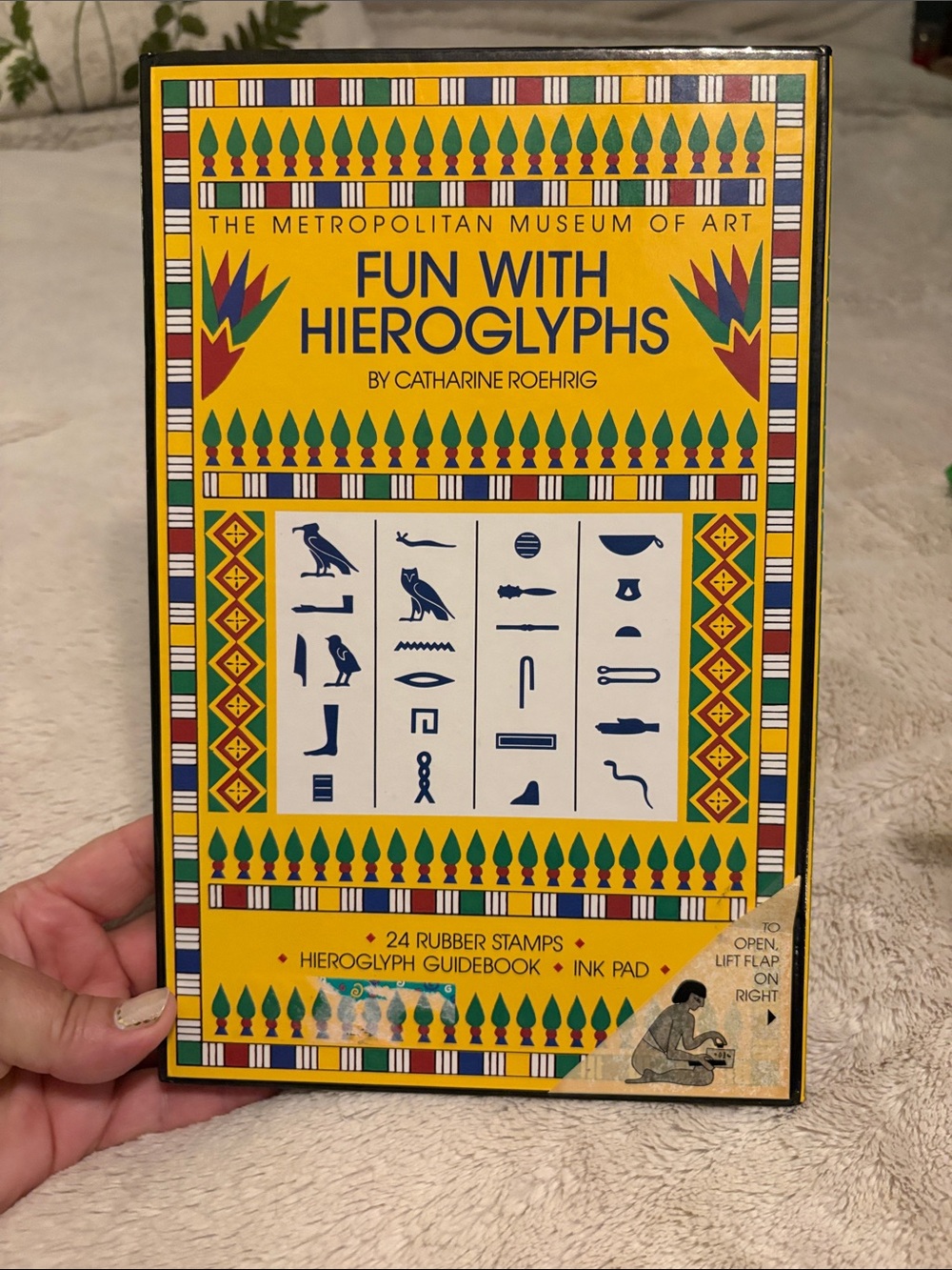 Fun With Hieroglyphs Kit - Stamps Set from Metropolitan Museum of Art